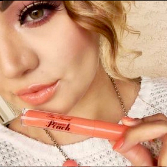 SOLD🍑Too Faced Sweet Peach Gloss, Poppin Peach - Picture 4 of 8